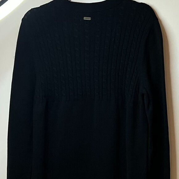 Barbour Guernsey Sweater Dress in Black Size 12 - Picture 5 of 10